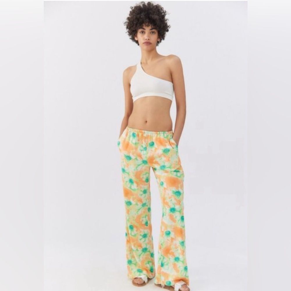 Urban Outfitters Jenna Satin Pull-On Pants
